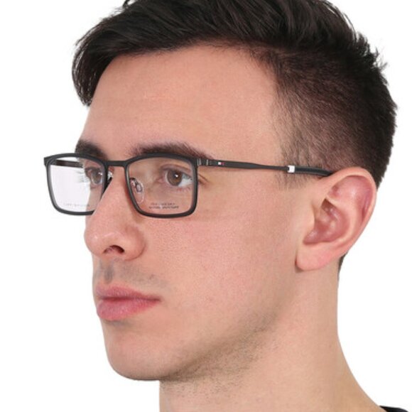 Tommy Hilfiger TH 1844 04VF 00 Eyeglasses Grey/Brown 55mm Rectangle Frame - Picture 3 of 12